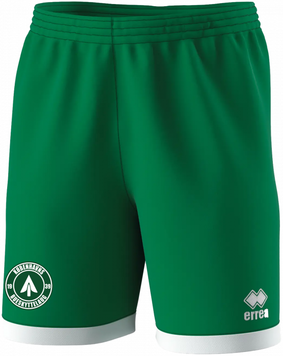 Errea - Kbh Bl Shorts Børn - Grøn & hvid